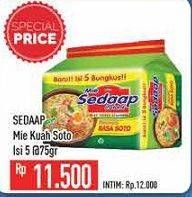 Promo Harga SEDAAP Mie Kuah Soto 75 gr - Hypermart