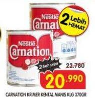 Promo Harga Carnation Krimer Kental Manis 370 gr - Superindo