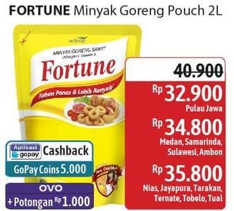 Promo Harga Fortune Minyak Goreng 2000 ml - Alfamidi