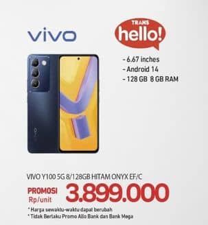 Promo Harga Vivo Y100 5G 8/128 GB  - Carrefour