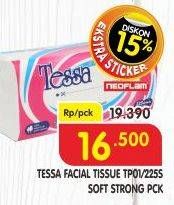 Promo Harga TESSA Facial Tissue TP01 225 pcs - Superindo