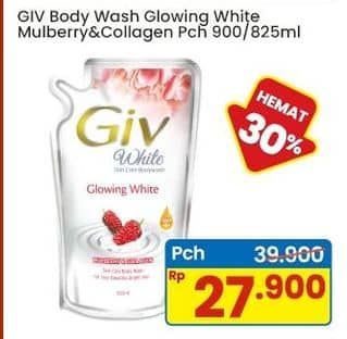Promo Harga GIV Body Wash Mulberry Collagen 800 ml - Indomaret