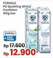 Promo Harga Formula Pasta Gigi Sparkling White, Confident 160 gr - Indomaret