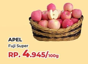 Promo Harga Apel Fuji Super per 100 gr - Yogya