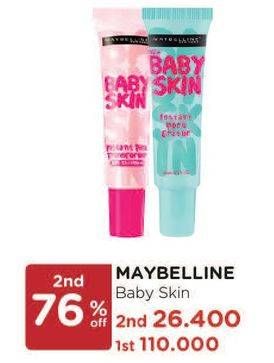 Promo Harga MAYBELLINE Baby Skin All Variants  - Watsons