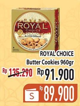 Promo Harga DANISH Royal Choice Butter Cookies 960 gr - Hypermart