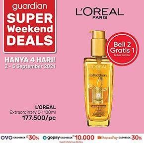 Promo Harga LOREAL Hair Extraordinary Oil 100 ml - Guardian