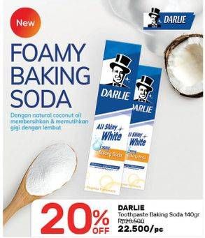 Promo Harga DARLIE Toothpaste Baking Soda 140 gr - Guardian