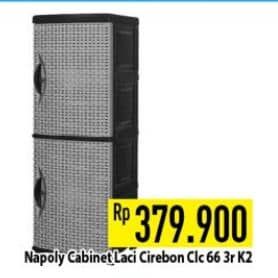 Promo Harga Napolly Cabinet Laci Cirebon CLC-66 3r K2  - Hypermart