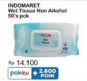 Promo Harga Indomaret Wet Tissue Non Alkohol 50 sheet - Indomaret