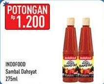 Promo Harga INDOFOOD Sambal Pedas Dahsyat 275 ml - Hypermart
