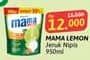 Promo Harga Mama Lemon Cairan Pencuci Piring Jeruk Nipis 950 ml - Alfamidi