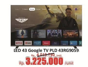Promo Harga Polytron Smart Cinemax Google TV 43 Inch – PLD 43RG9059  - Hari Hari