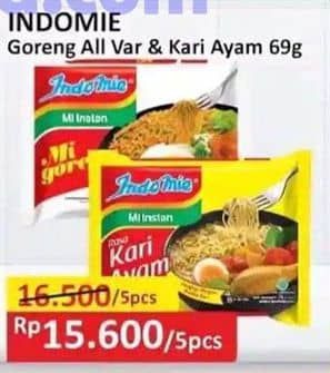 Promo Harga Indomaret Mie Goreng/Kuah  - Alfamart