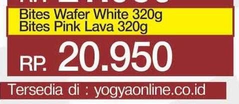 Promo Harga NABATI Bites White, Pink Lava 320 gr - Yogya