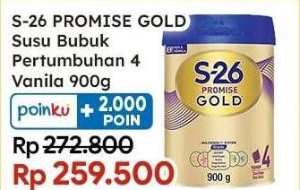 Promo Harga S26 Promise Gold Susu Pertumbuhan Vanilla 900 gr - Indomaret