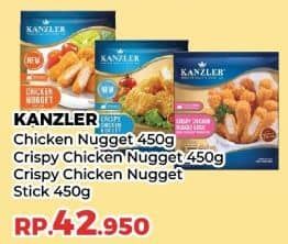 Promo Harga Kanzler Chicken Nugget Stick Crispy, Original, Crispy 450 gr - Yogya