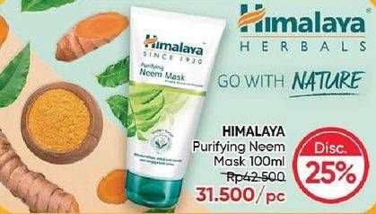 Promo Harga Himalaya Purifying Neem Mask 100 ml - Guardian