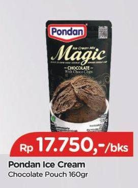 Promo Harga PONDAN Ice Cream Magic Chocolate Chocochips 160 gr - TIP TOP
