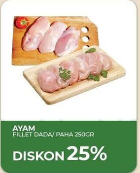 Promo Harga Ayam Fillet Dada, Paha per 250 gr - Yogya