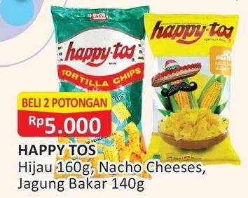 Promo Harga Happy Tos Hijau, Nacho Cheese  - Alfamart