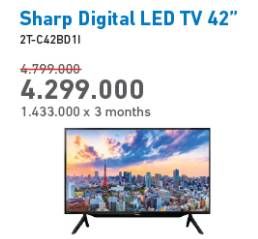 Promo Harga SHARP 2T-C42BD1i | LED TV 42"  - Electronic City