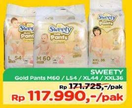 Promo Harga Sweety Gold Pants M60, L54, XL44, XXL36  - TIP TOP