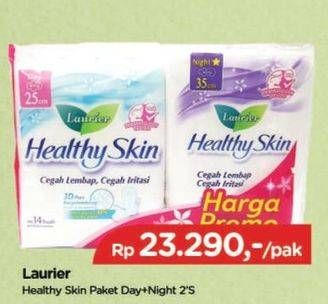 Promo Harga Laurier Healthy Skin Day Wing 25cm, Night Wing 35cm 6 pcs - TIP TOP