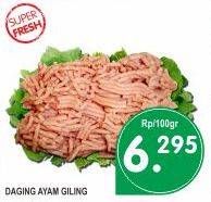 Promo Harga Daging Giling Ayam per 100 gr - Superindo