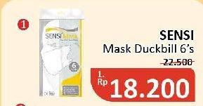 Promo Harga Sensi Mask Duckbill 6 pcs - Alfamidi