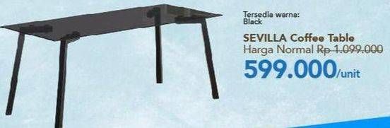 Promo Harga SEVILLA Coffee Table  - Carrefour