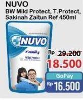 Promo Harga Nuvo Body Wash Mild Protect, Total Protect, Sakinah 450 ml - Alfamart