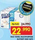 Promo Harga NICE Towel Tissue Multipurpose 160 sheet - Superindo