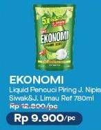 Promo Harga EKONOMI Pencuci Piring Power Liquid Jeruk Nipis, Siwak 780 ml - Alfamart