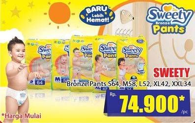 Promo Harga Sweety Bronze Pants S64, M58, L52, XL42, XXL34  - Hari Hari