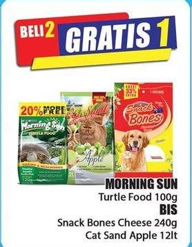 Promo Harga MORNING SUN Turtle Food/BIS Cat Sand  - Hari Hari