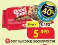 Promo Harga Good Time Cookies Chocochips Choco Dip 71 gr - Superindo