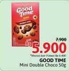Promo Harga Good Time Mini Cookies Double Chocolate 50 gr - Alfamidi
