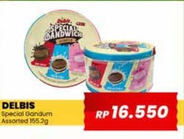 Promo Harga Delbis Special Gandum Assorted 155 gr - Yogya