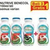 Promo Harga NUTRIVE BENECOL Smoothies Blackcurrant, Lychee, Strawberry 100 ml - Indomaret
