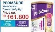 Promo Harga Pediasure Triplesure Vanila, Madu, Cokelat 400 gr - Indomaret