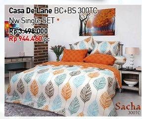 Promo Harga CASA DE LANE Bed Sheet & Bed Cover  - Carrefour