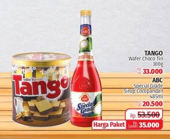 TANGO Wafer 350gr + ABC Syrup Special Grade 485ml