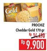 Promo Harga PROCHIZ Gold Cheddar 170 gr - Hypermart