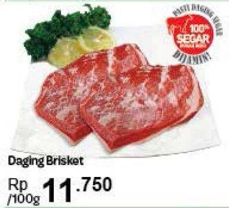 Promo Harga Daging Sandung Lamur (Daging Brisket) per 100 gr - Carrefour