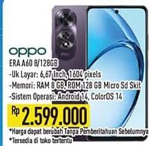 Promo Harga Oppo A60 8/128 GB  - Hypermart