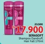Promo Harga Serasoft Shampoo Anti Dandruff, Hairfall Treatment 170 ml - Alfamidi