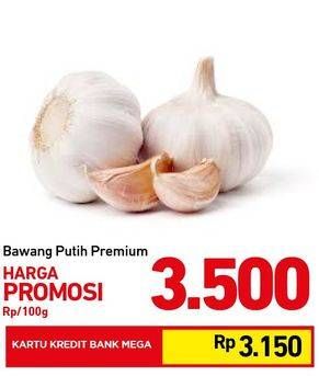 Promo Harga Bawang Putih Premium per 100 gr - Carrefour