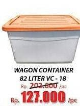 Promo Harga LION STAR Wagon Container VC-18 (82ltr)  - Hari Hari