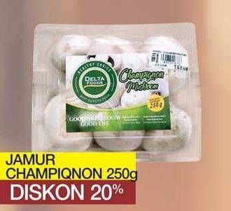 Promo Harga Jamur Champignon (Jamur Kancing) 250 gr - Yogya